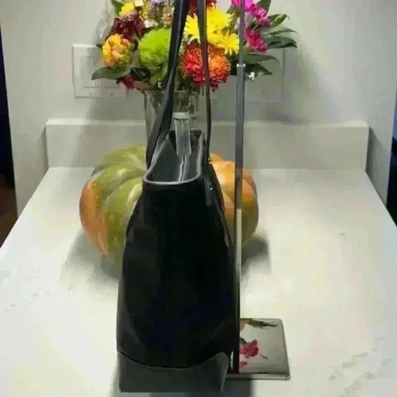 NWOT Michael Kors Eva Small Nylon Gabardine Top-Zip Tote Bag - Picture 3 of 13